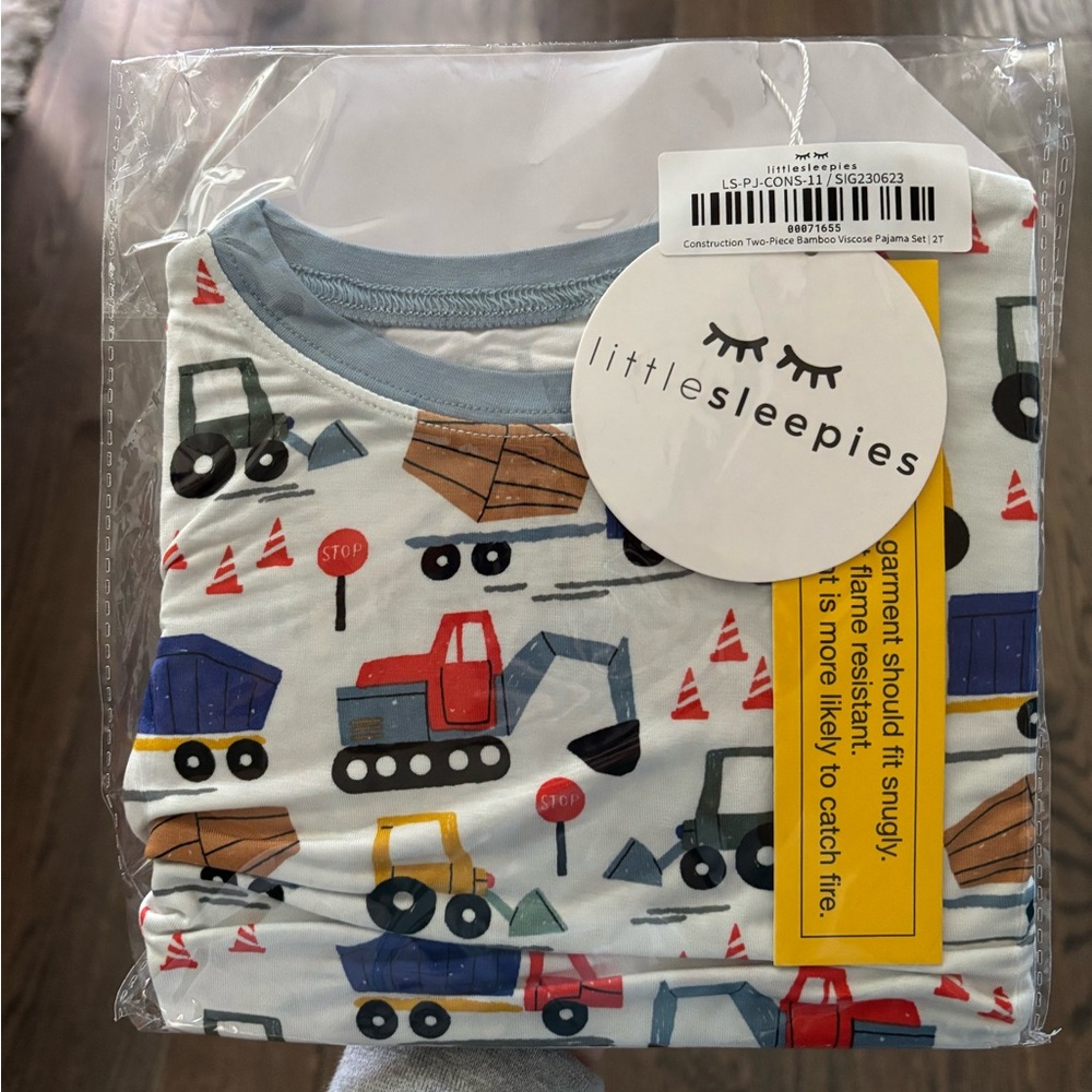 NWT little sleepies 2T two piece